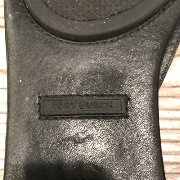 Tory Burch Black Mini Travel Sandals 9 1/2 - Picture 10 of 13
